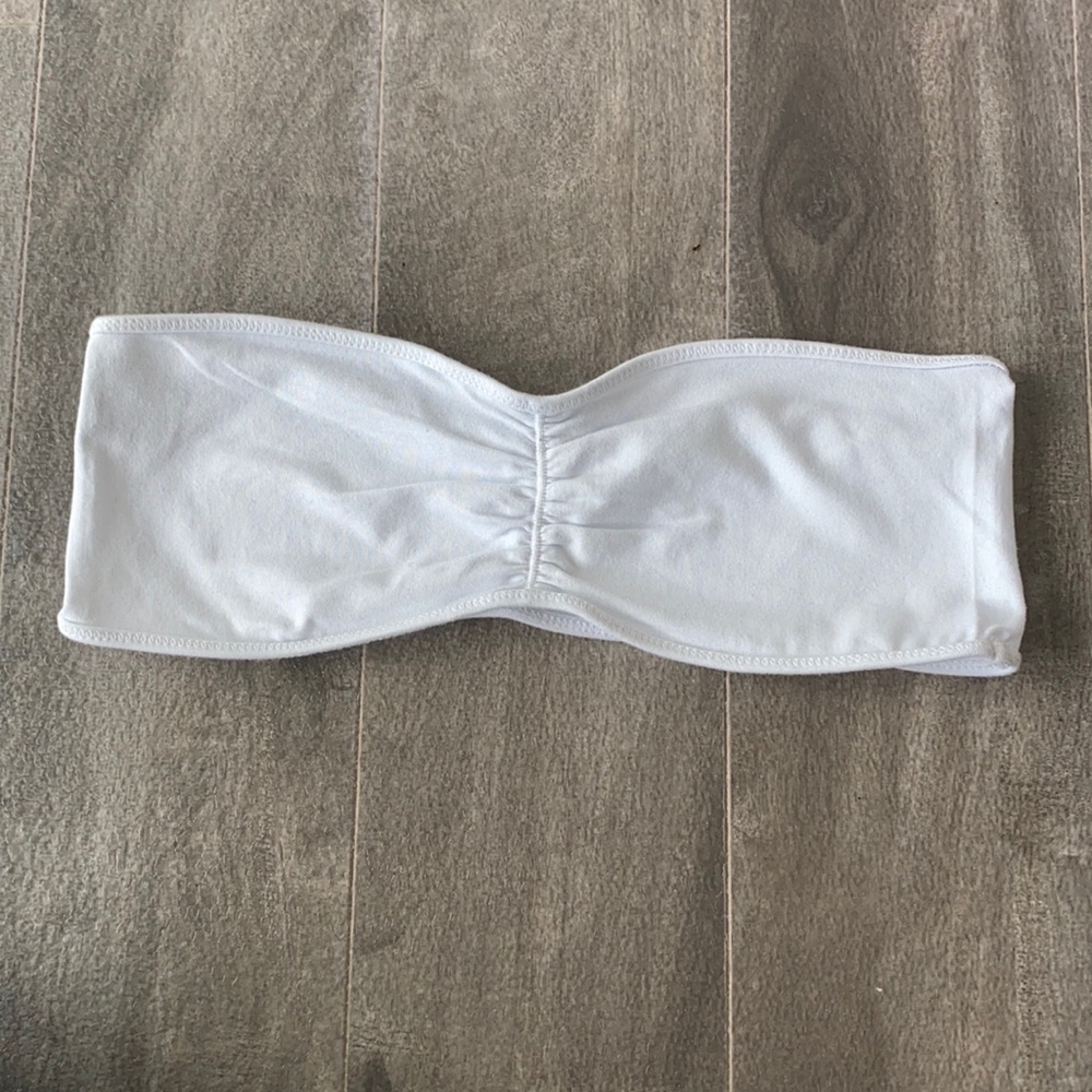 Women’s Garage bandeau - sparkly white
